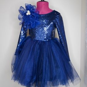 Sparkly Sequin and Tulle Party Dress for Girls